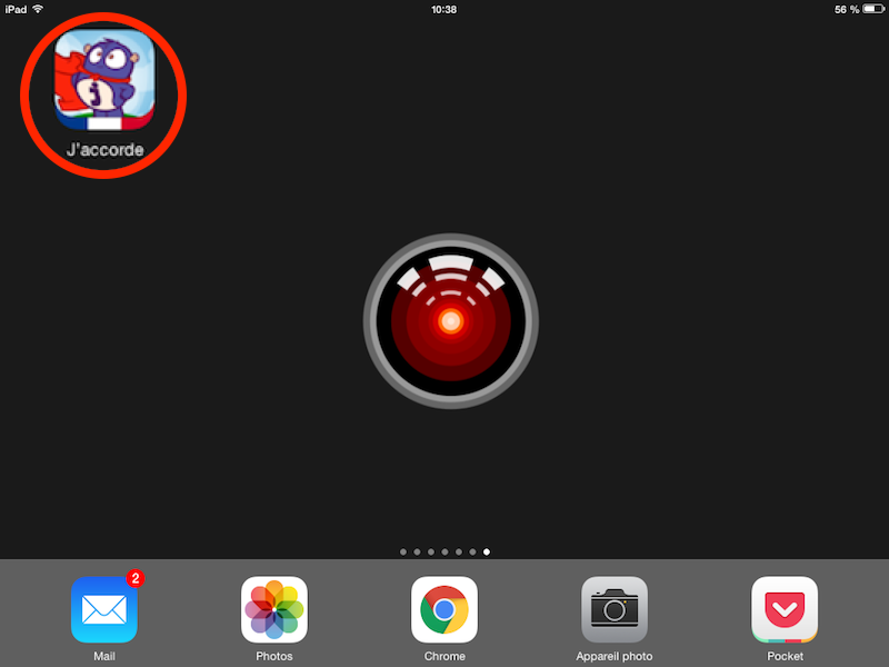 Votre raccourci vers J’accorde est maintenant créé. Bien joué !